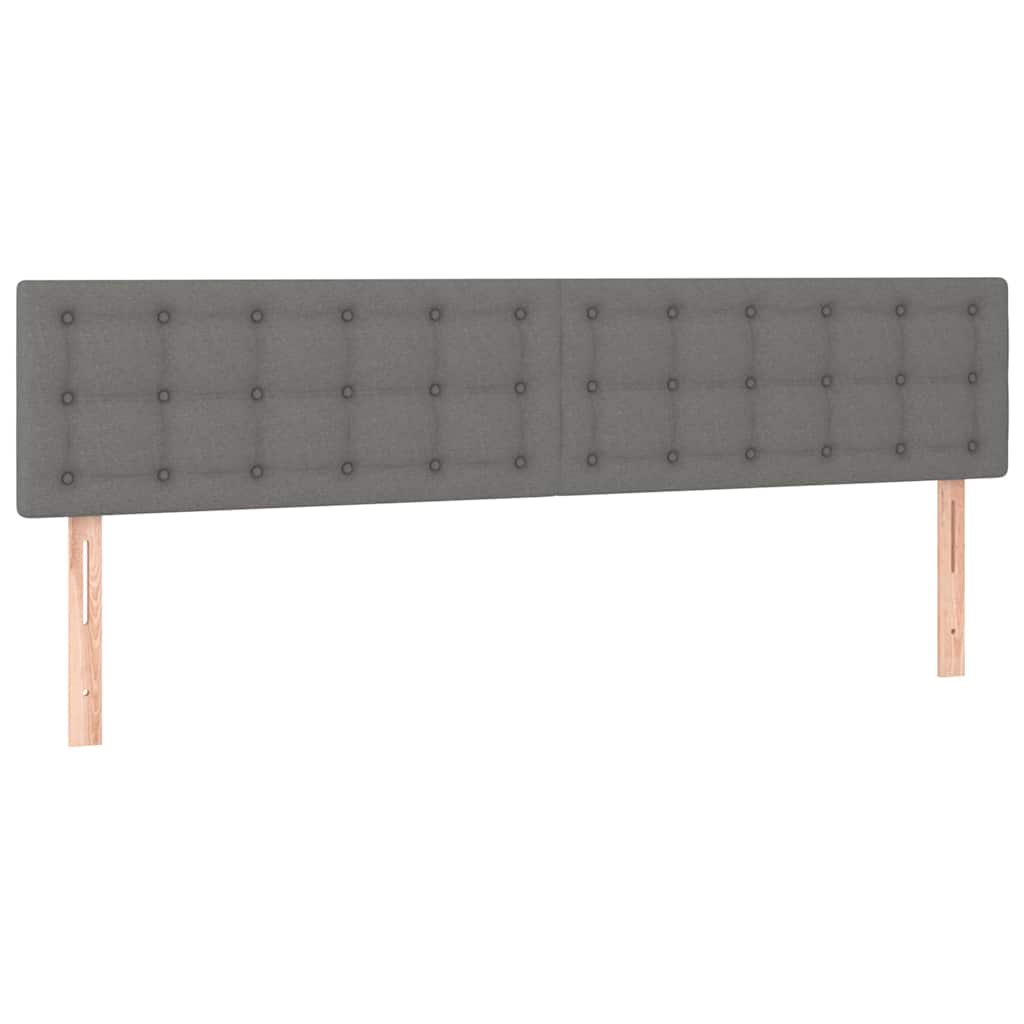 Okvir kreveta s oprugama i madrac svjetlosivi 180x200cm tkanina