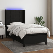 LED Box Spring Krevet s jastukom tkanina