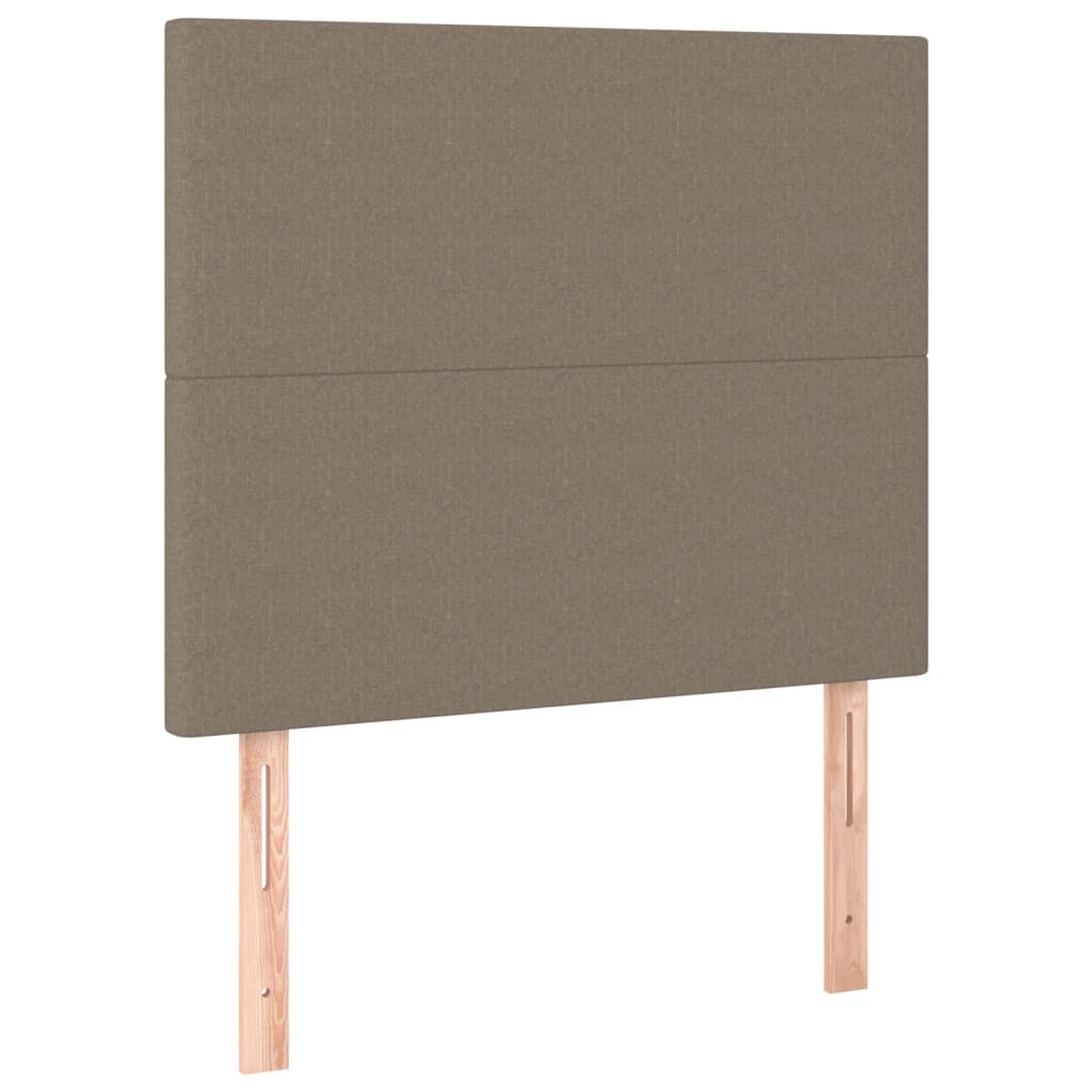 Okvir za krevet bez madraca smeđesivi 100 x 200 cm od tkanine