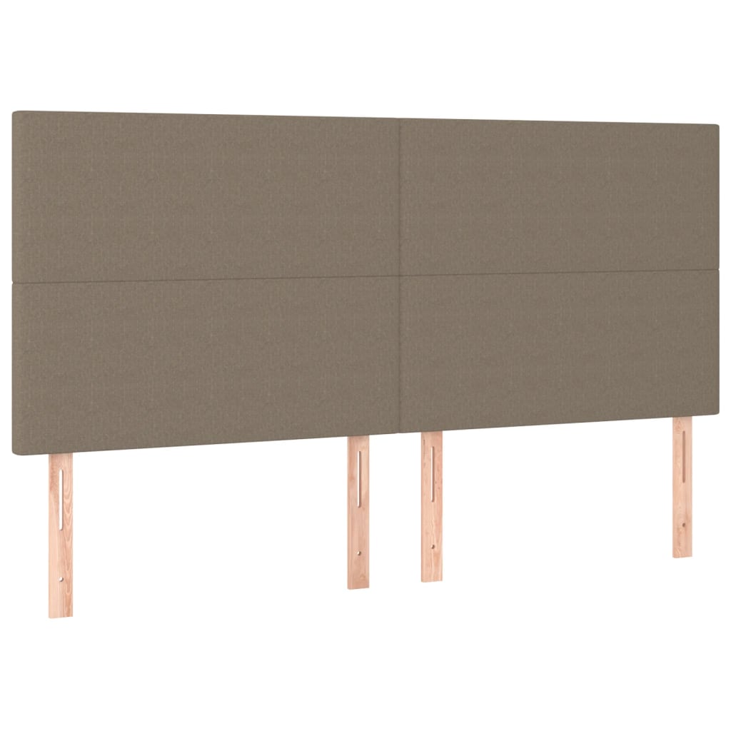 Okvir za krevet bez madraca smeđesivi 180x200 cm od tkanine
