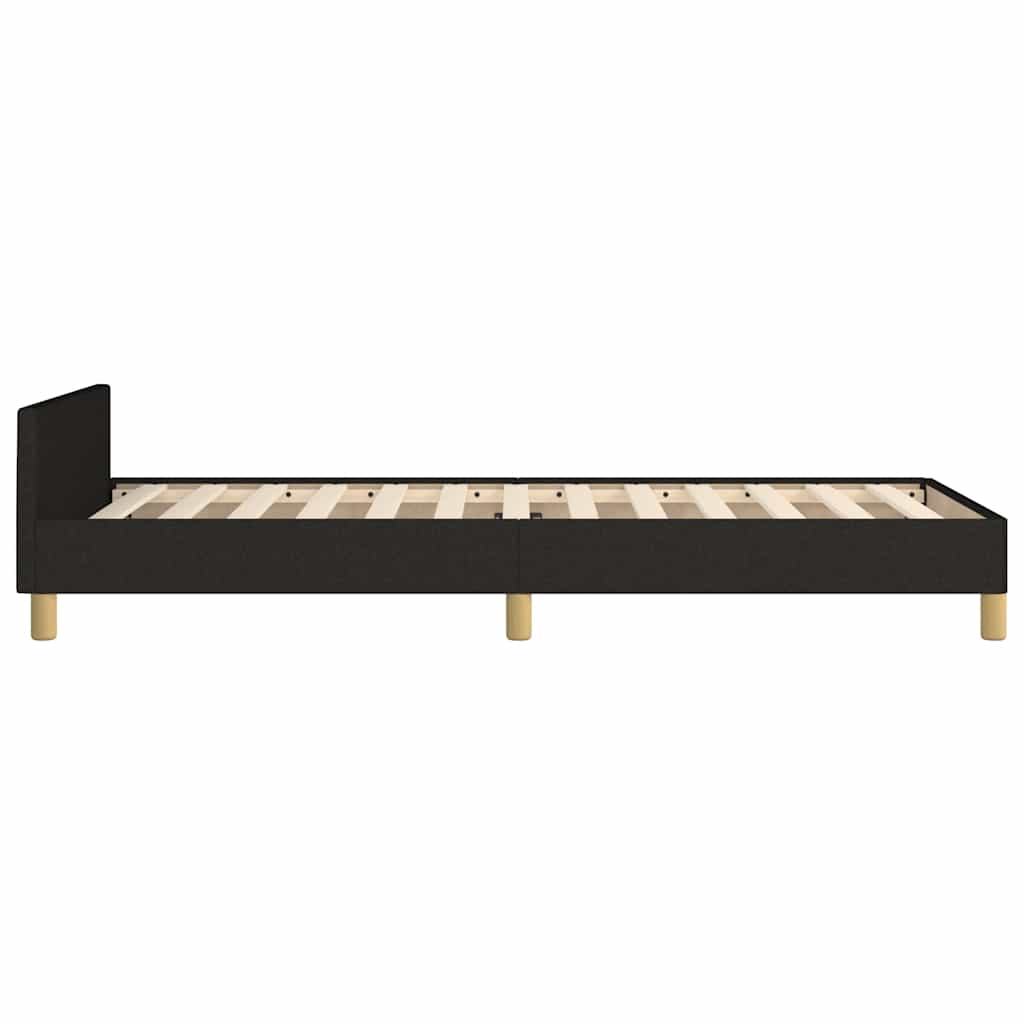 Okvir za krevet bez madraca crni 90x190cm od tkanine