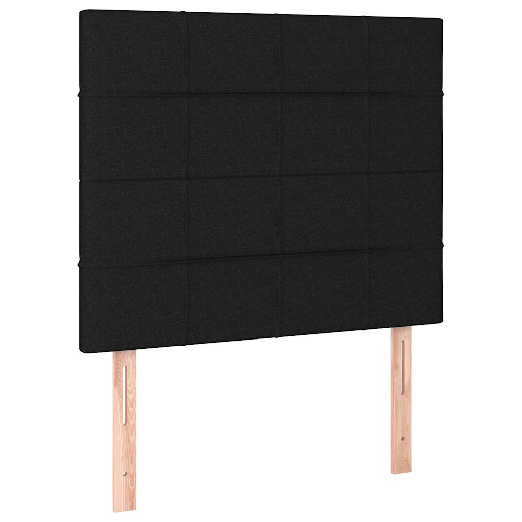 Okvir za krevet bez madraca crni 90x190cm od tkanine
