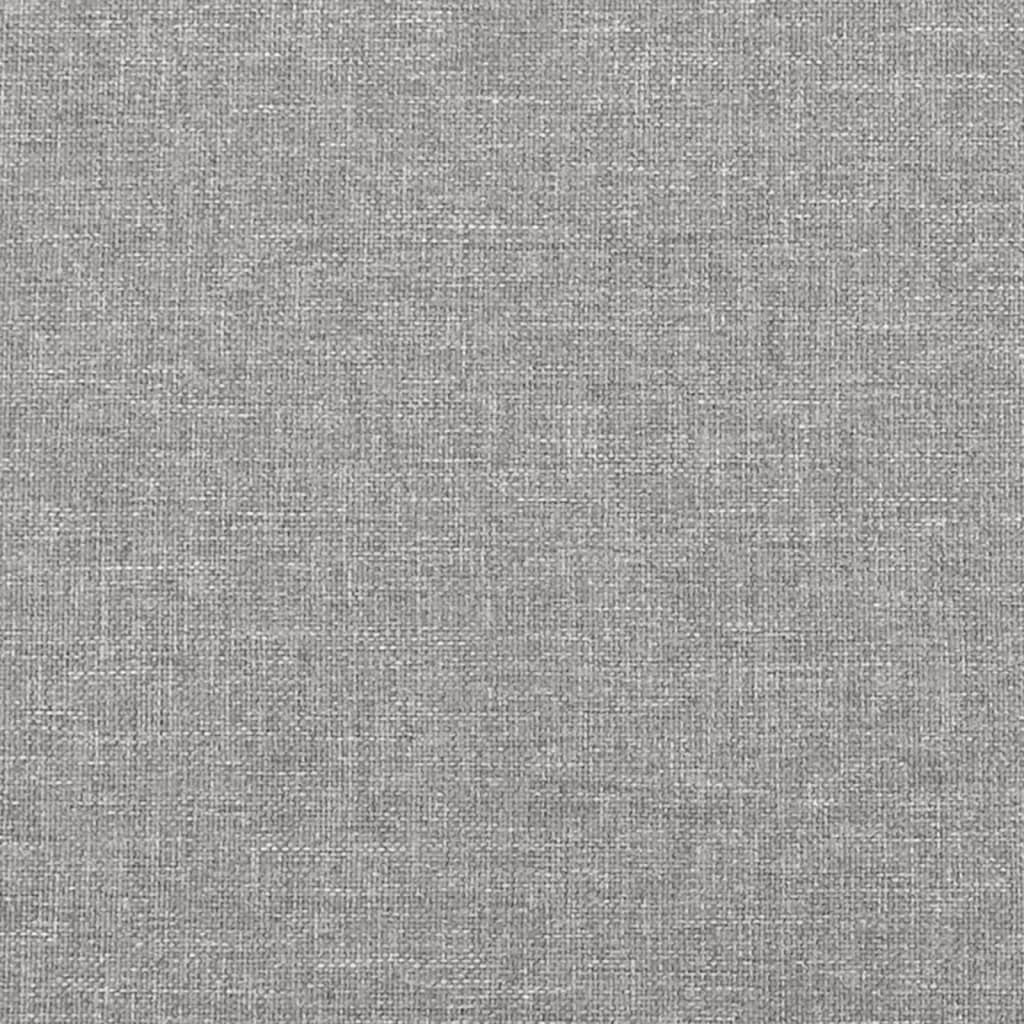 Okvir kreveta bez madraca svjetlosivi 100x200 cm od tkanine