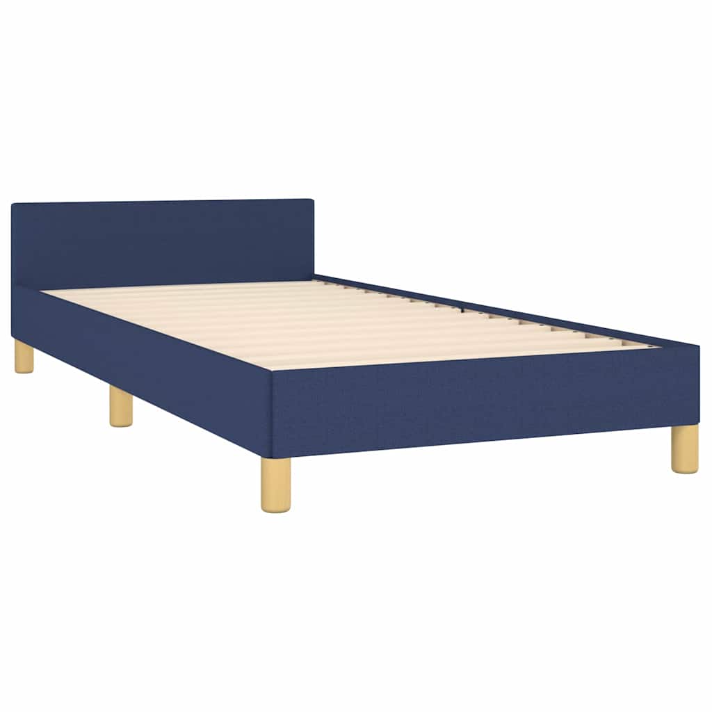 Okvir za krevet bez madraca plava 100x200cm od tkanine