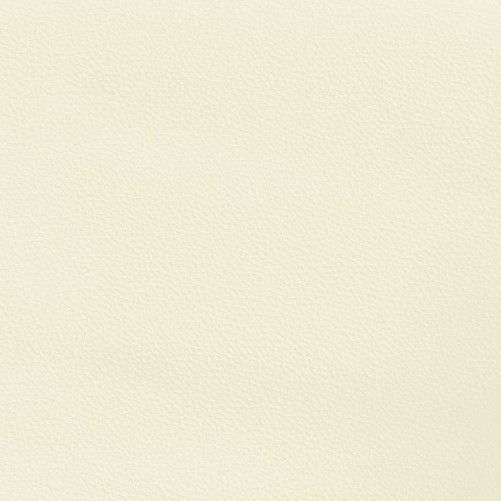 Okvir za krevet s uzglavljem krem 200x200 cm od umjetne kože