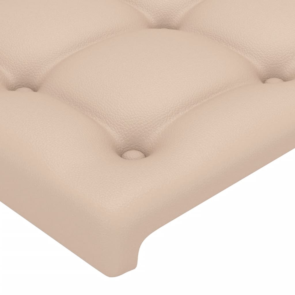Okvir za krevet boja cappuccina 100x200 cm umjetna koža