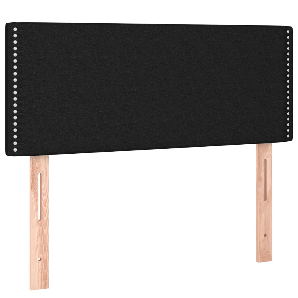 Box spring krevet s madracem crni 80 x 200 cm od tkanine
