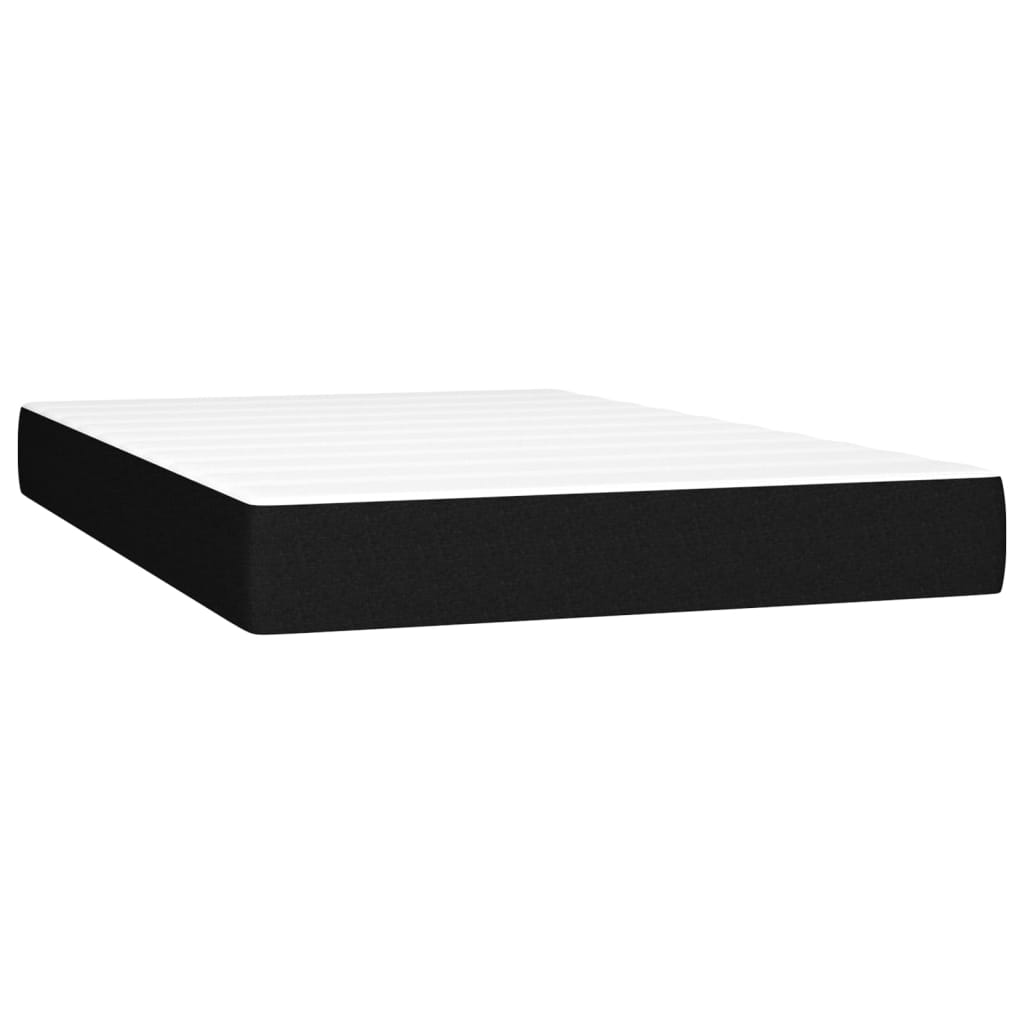 Box spring krevet s madracem crni 120 x 200 cm baršunasti