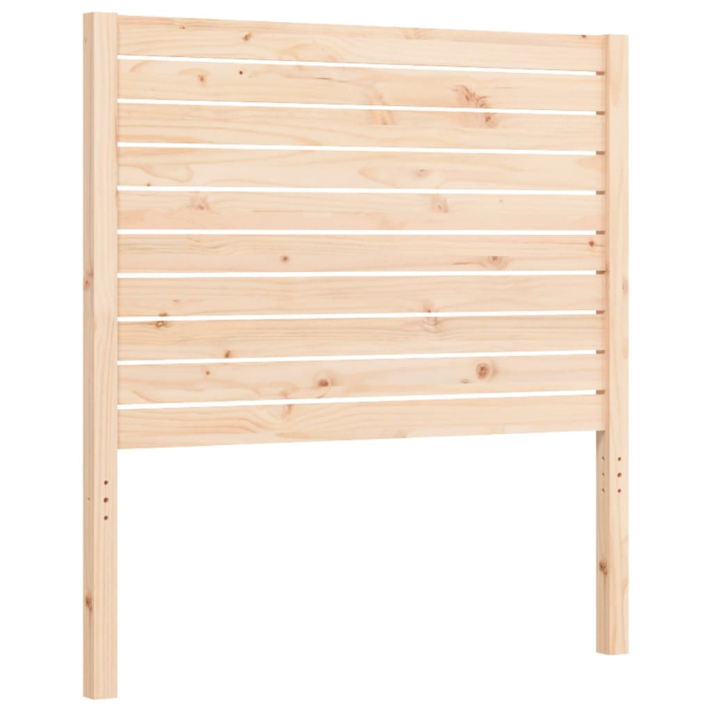 Okvir za krevet s uzglavljem 100x200 cm od masivnog drva
