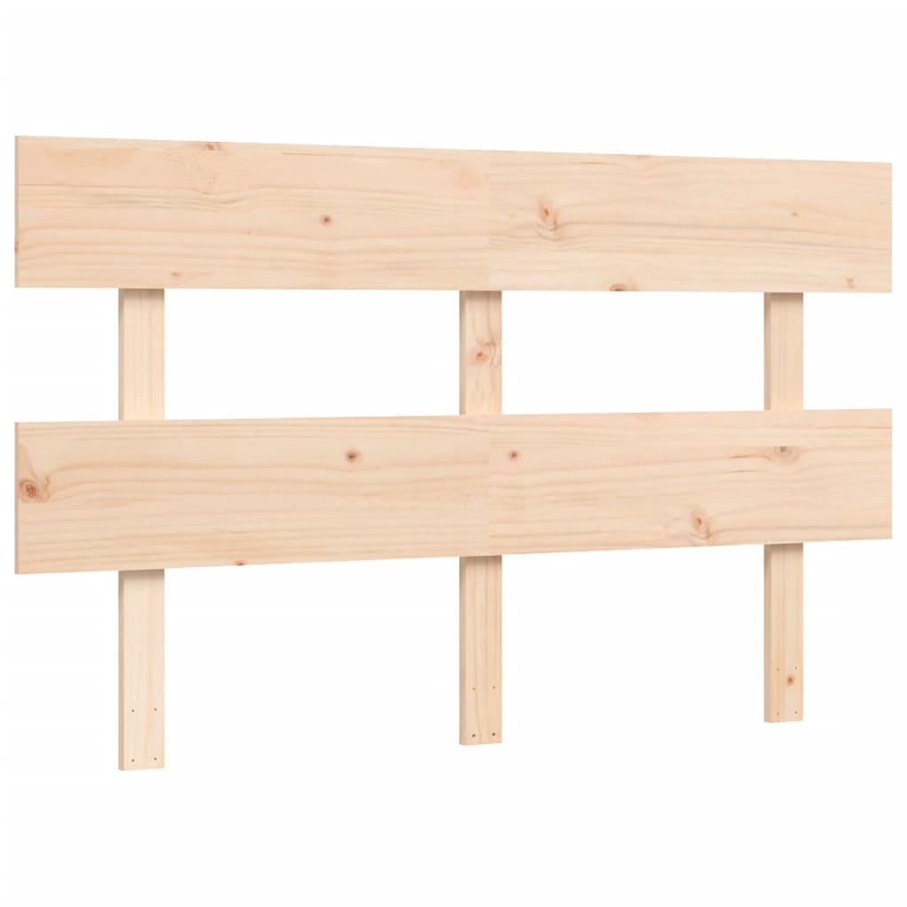 Krevet za starije s uzglavljem 140x190 cm od masivnog drva