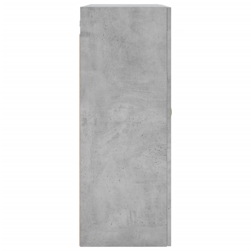 Zidni ormarići 2 kom siva boja betona 69,5 x 34 x 90 cm