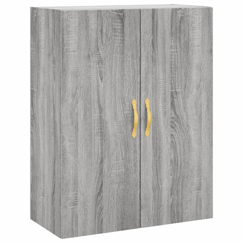 Zidni ormarići 2 kom siva boja hrasta sonome 69,5 x 34 x 90 cm
