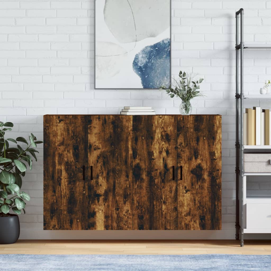 Zidni ormarići 2 kom boja dimljenog hrasta 69,5 x 34 x 90 cm