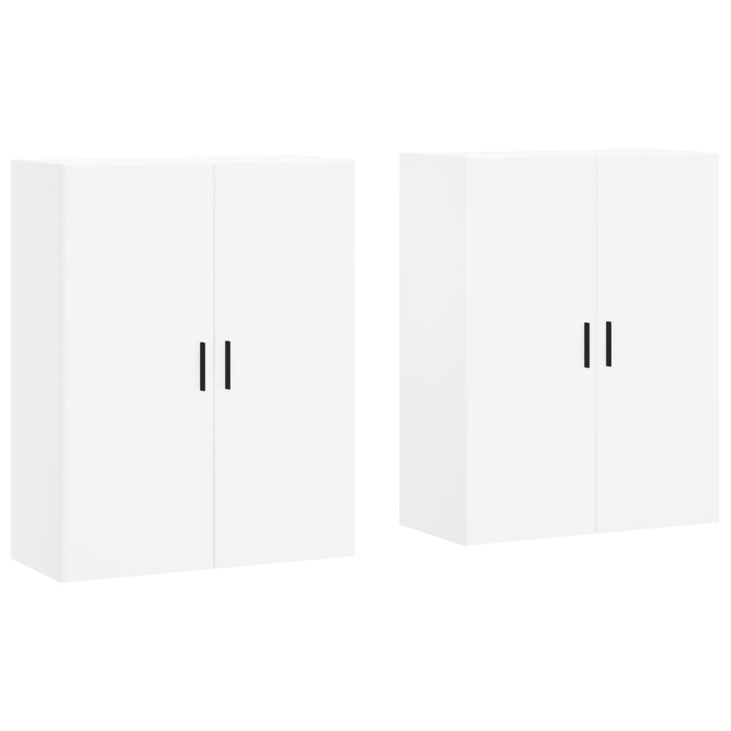 Zidni ormarići 2 kom bijeli 69,5 x 34 x 90 cm
