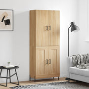 Visoka komoda hrasta sonome 69,5x34x180cm od konstruiranog drva