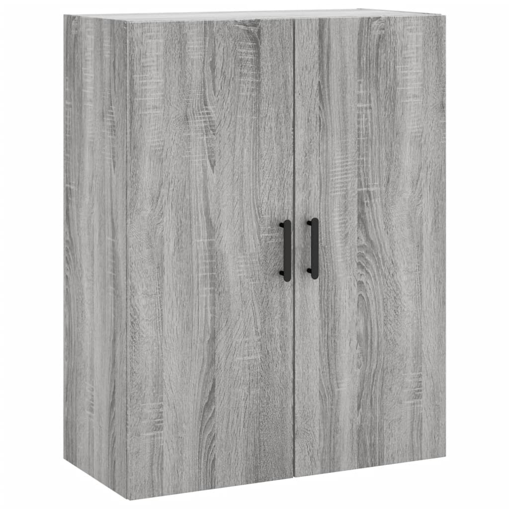 Visoka komoda siva sonome 69,5x34x180 cm od konstruiranog drva