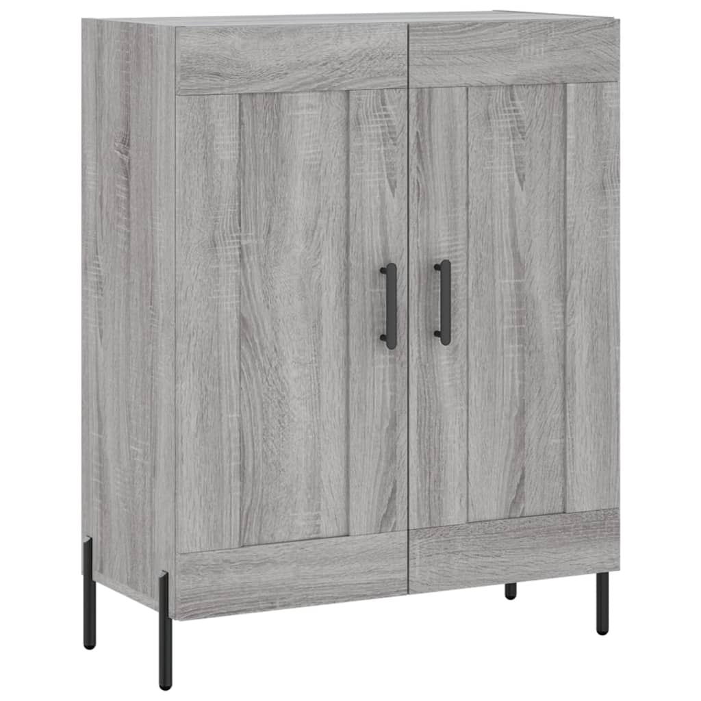 Visoka komoda siva sonome 69,5x34x180 cm od konstruiranog drva
