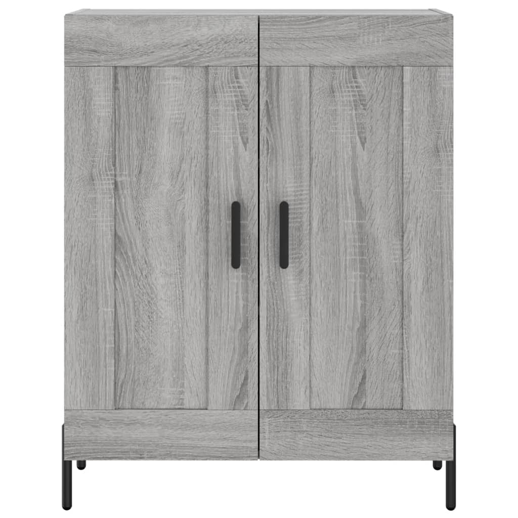 Visoka komoda siva sonome 69,5x34x180 cm od konstruiranog drva