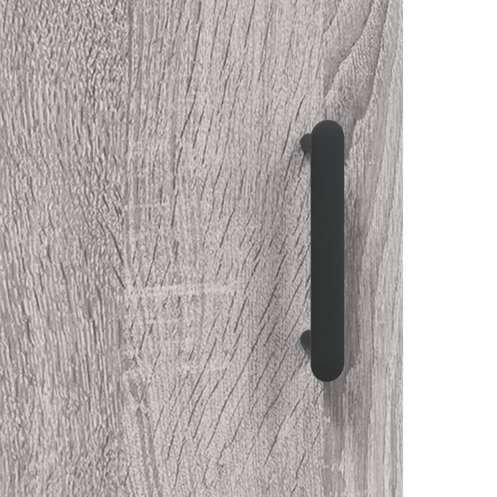 Visoka komoda siva sonome 69,5x34x180 cm od konstruiranog drva