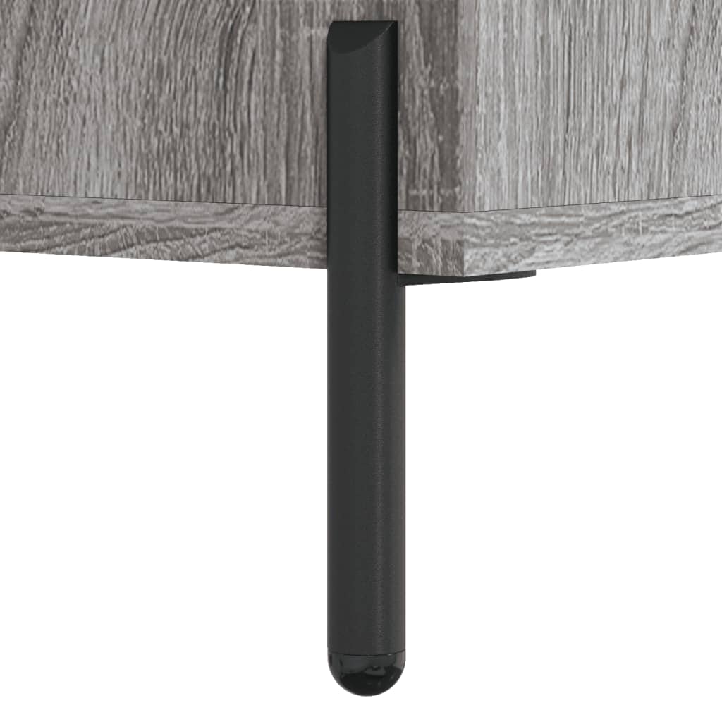 Visoka komoda siva sonome 69,5x34x180 cm od konstruiranog drva