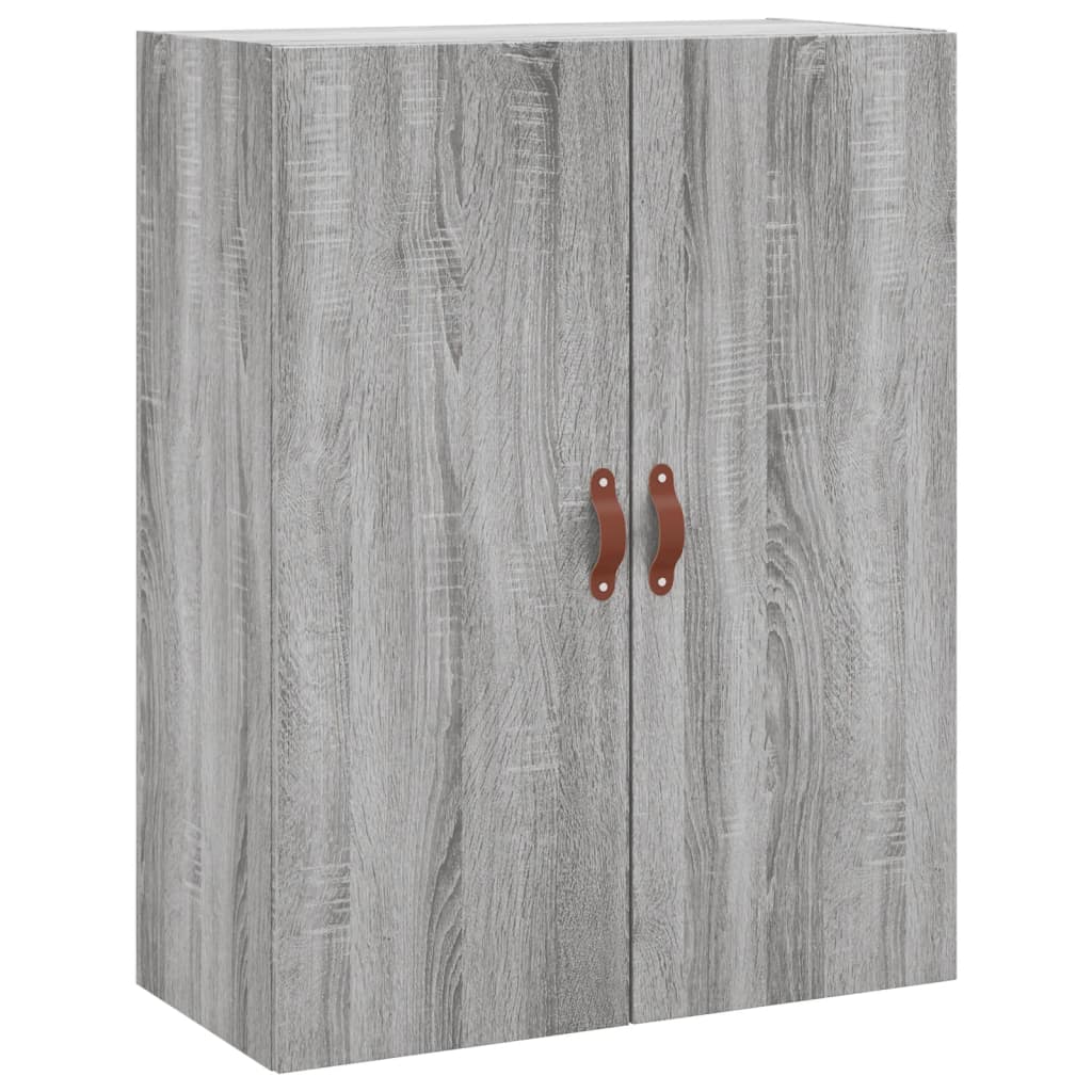 Visoka komoda siva sonome 69,5x34x180 cm od konstruiranog drva