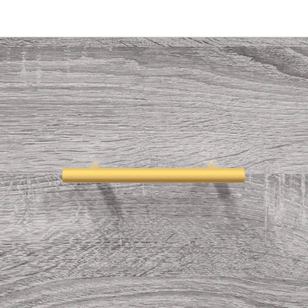 Visoka komoda siva sonome 69,5x34x180 cm od konstruiranog drva