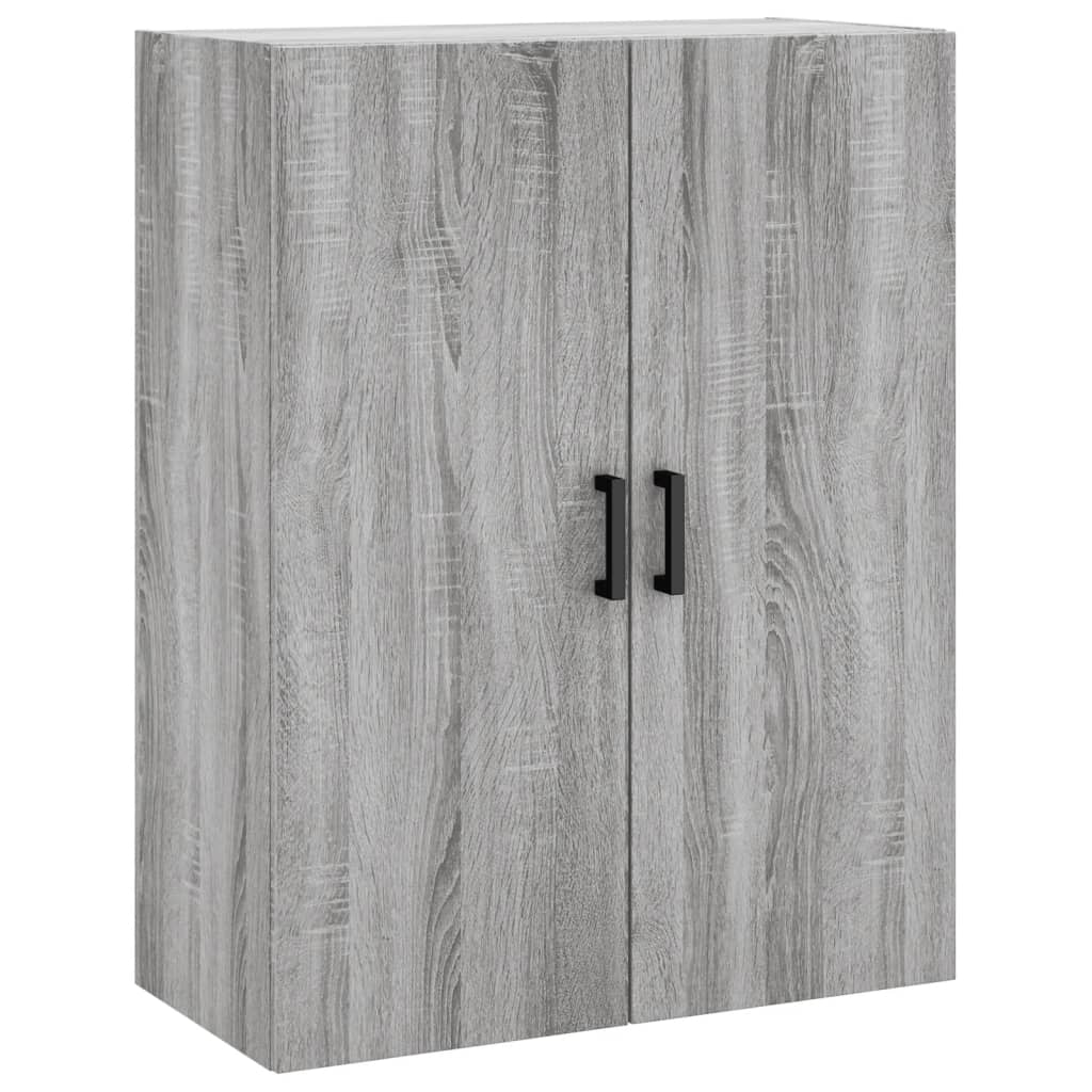 Visoka komoda siva sonome 69,5x34x180 cm od konstruiranog drva