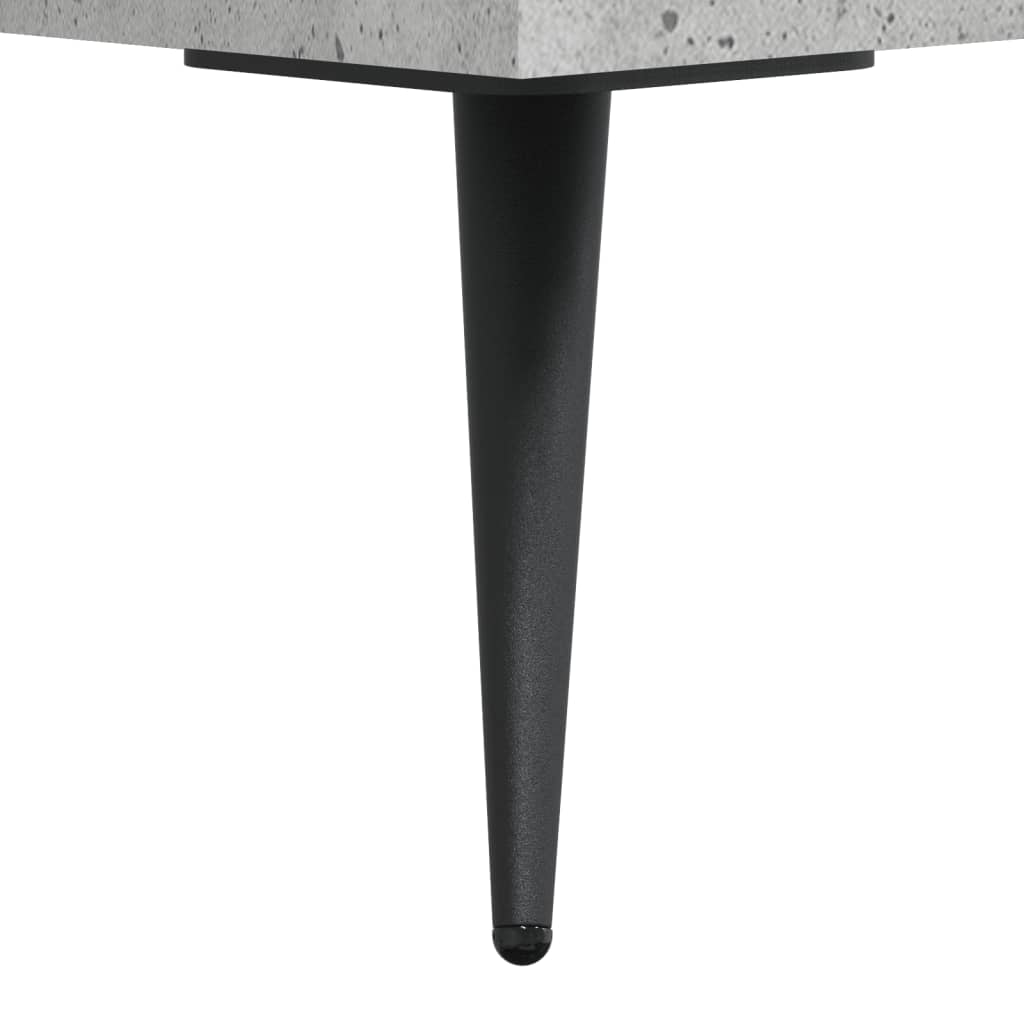 Visoka komoda siva betona 69,5x34x180 cm od konstruiranog drva
