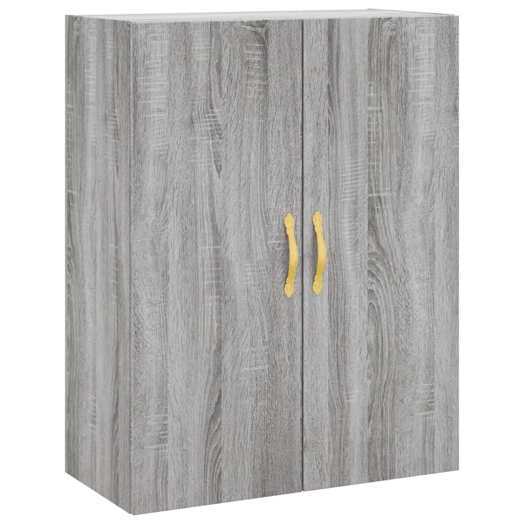 Visoka komoda siva sonome 69,5x34x180 cm od konstruiranog drva