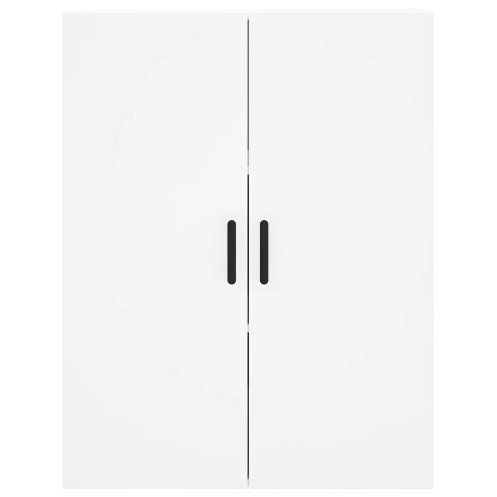 Visoka komoda bijela 69,5x34x180 cm konstruirano drvo