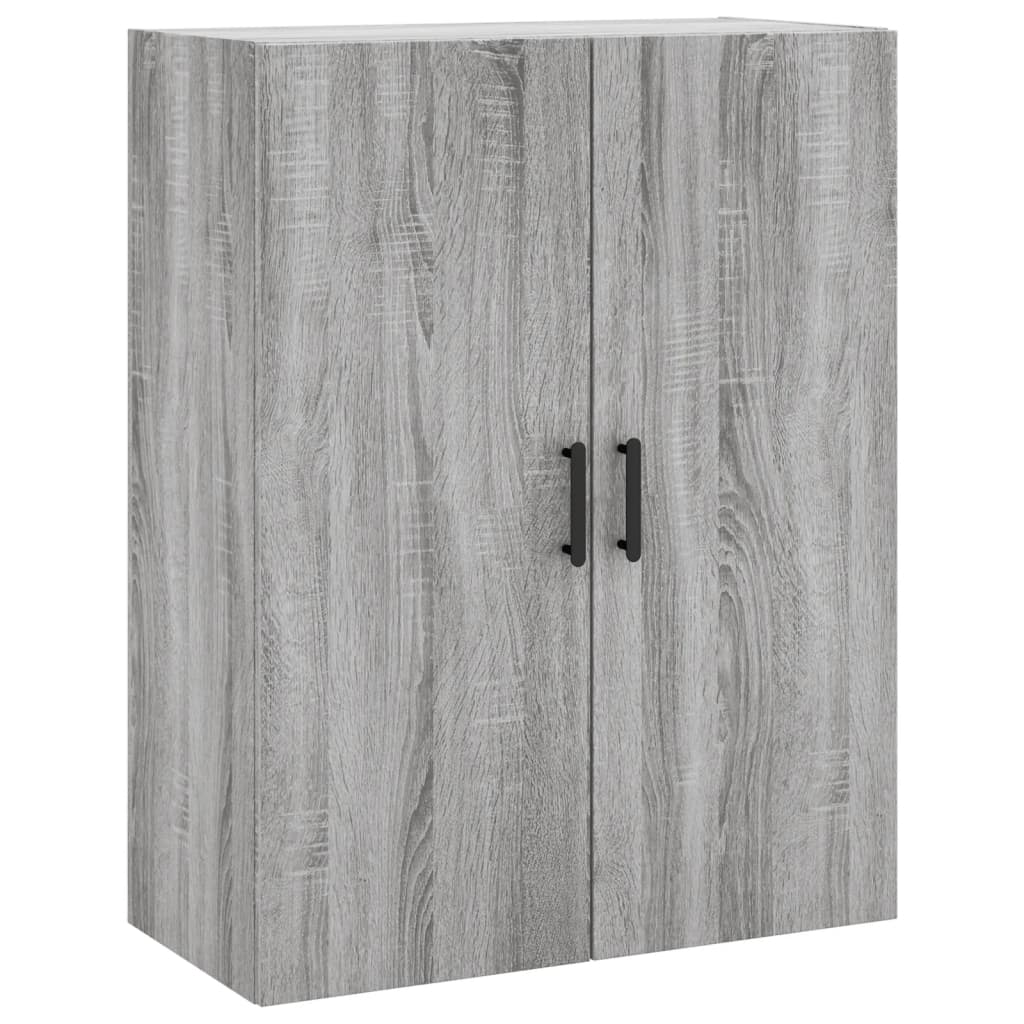 Visoka komoda siva sonome 69,5x34x180 cm od konstruiranog drva