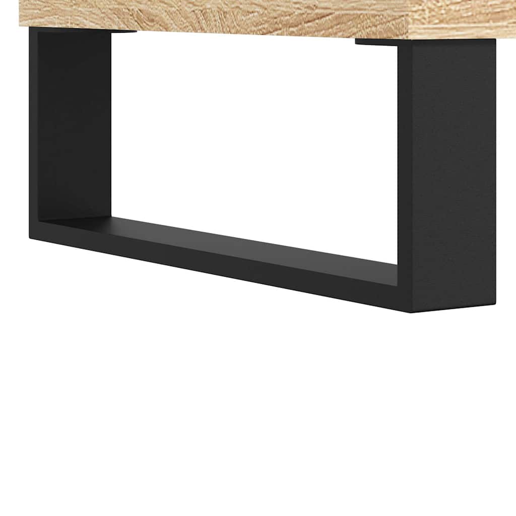 Visoka komoda hrasta sonome 69,5x34x180cm od konstruiranog drva