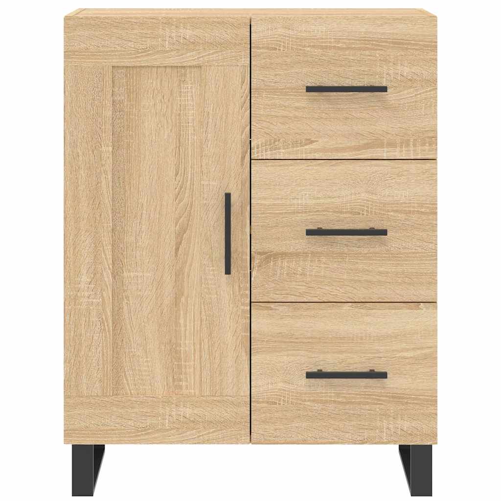 Visoka komoda hrasta sonome 69,5x34x180cm od konstruiranog drva