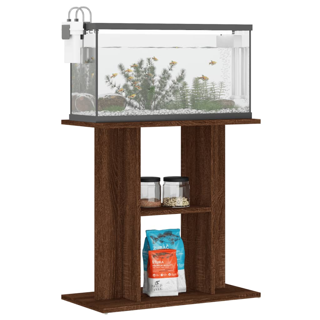 Stalak za akvarij boja hrasta 60 x 30 x 60 cm konstruirano drvo