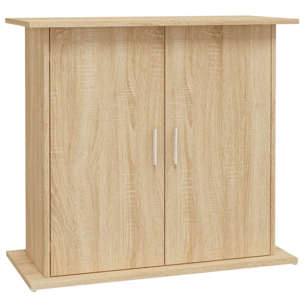 Stalak za akvarij Sonoma hrast 81x36x73 cm Konstruirano drvo