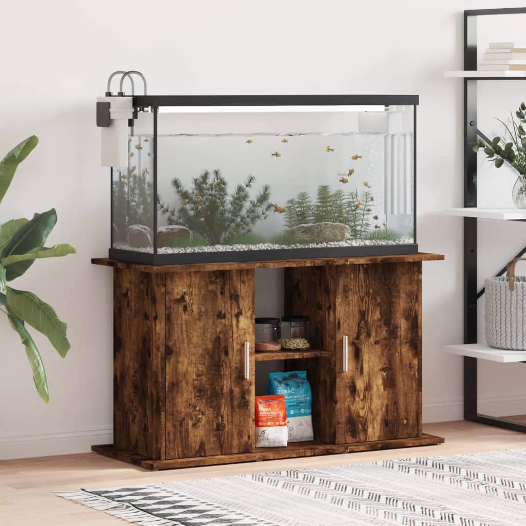 Stalak za akvarij boja hrasta 101x41x58 cm konstruirano drvo