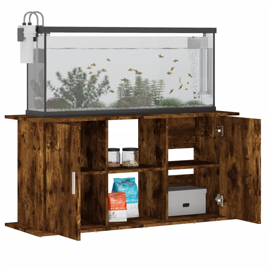 Stalak za akvarij boja hrasta 121x41x58 cm konstruirano drvo