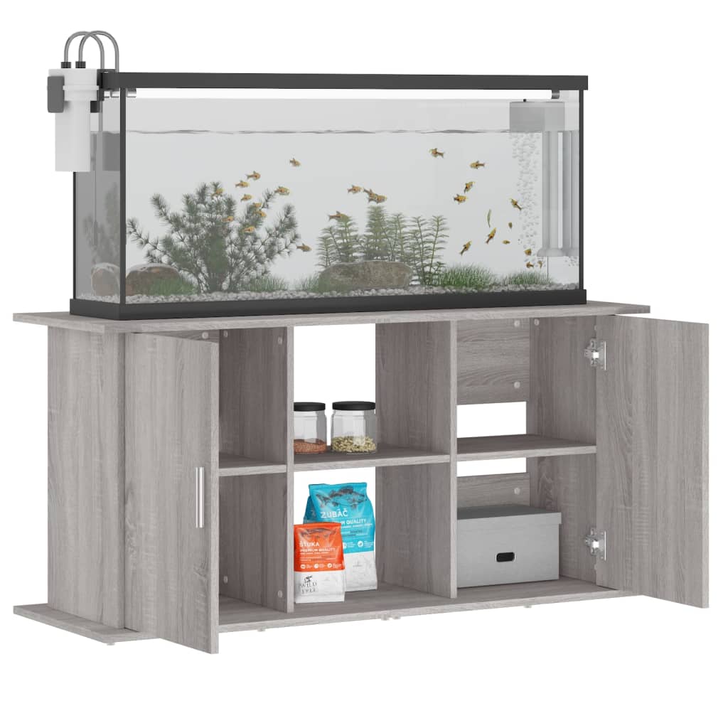 Stalak za akvarij boja hrasta 121x41x58 cm konstruirano drvo