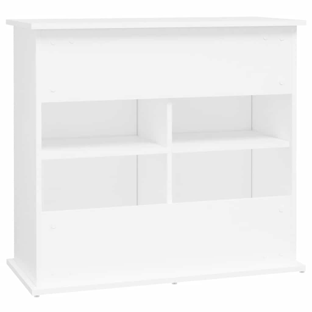 Stalak za akvarij bijeli 81 x 36 x 73 cm od konstruiranog drva