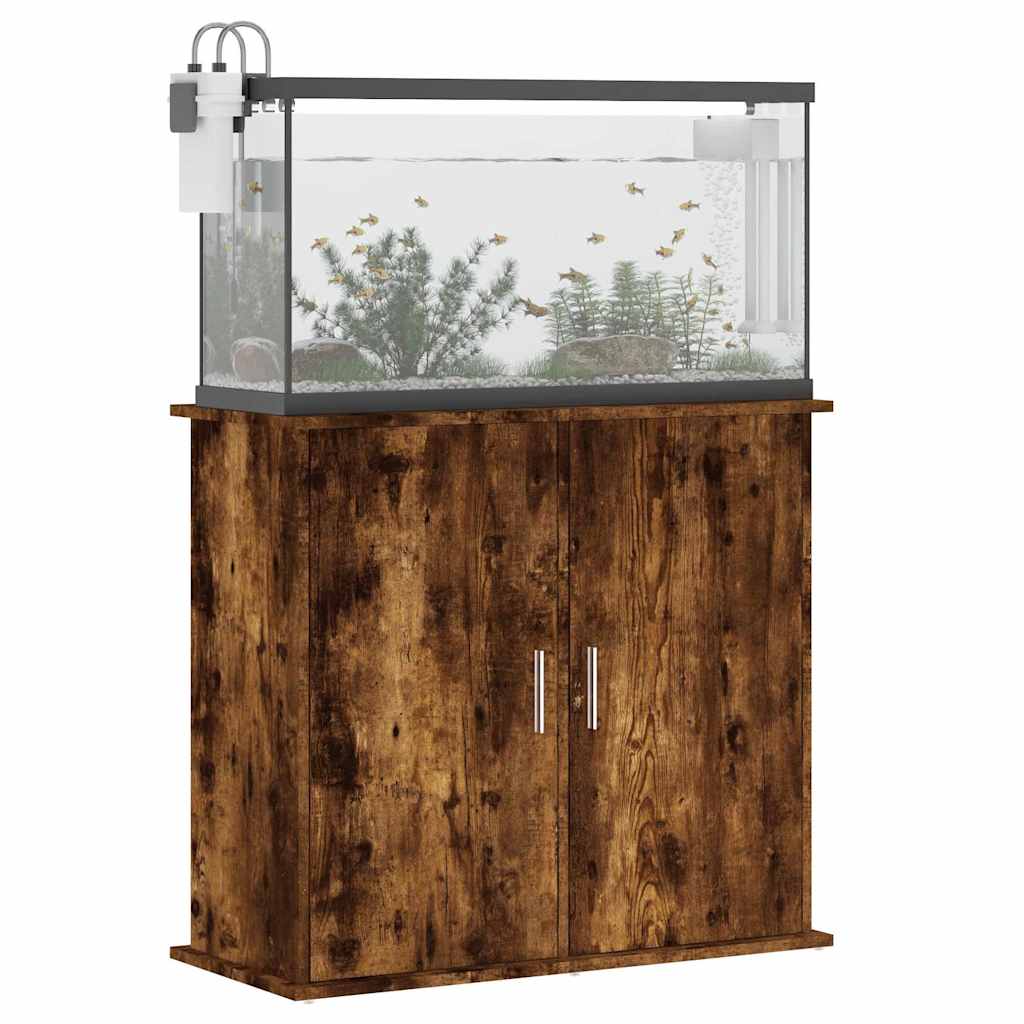 Stalak za akvarij boja hrasta 81 x 36 x 73 cm konstruirano drvo