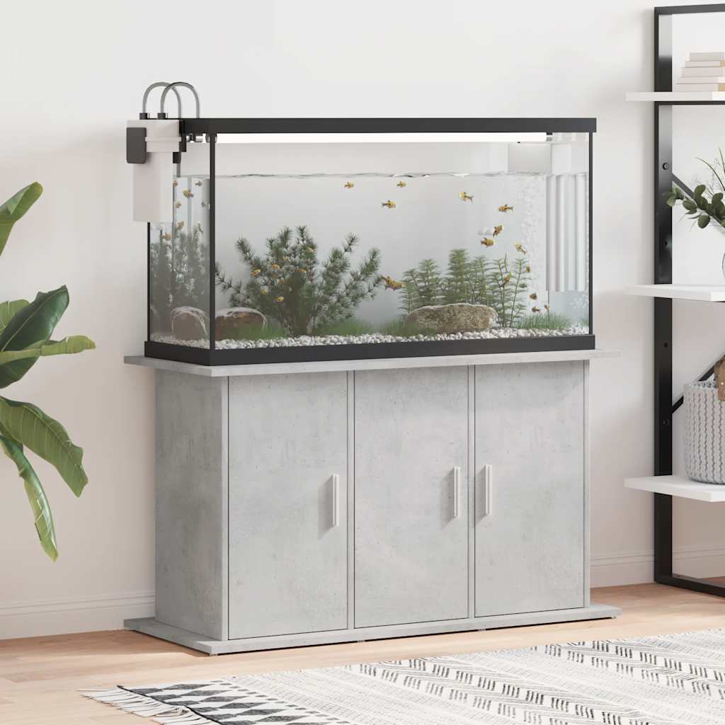 Stalak za akvarij Betonsko-sivi 101x41x58 cm Konstruirano drvo