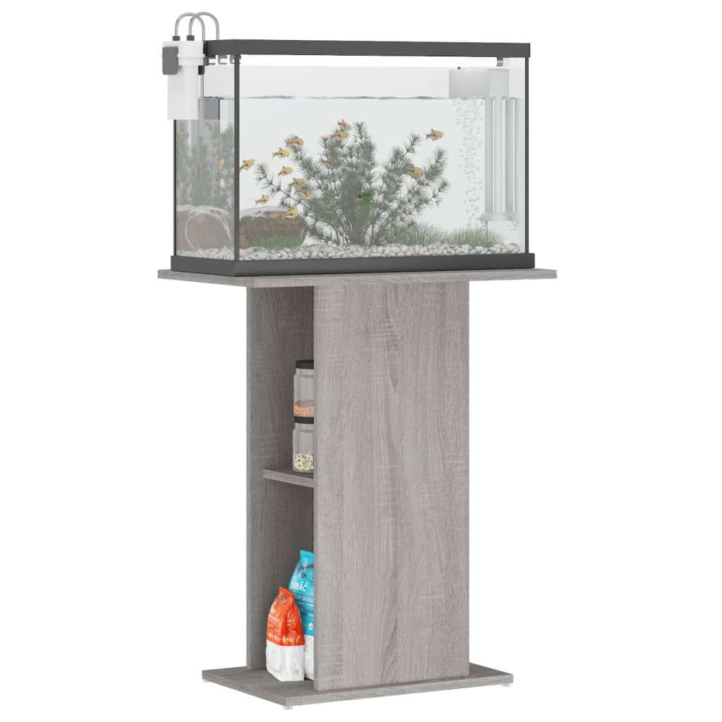 Stalak za akvarij boja hrasta 60,5x36x72,5 cm konstruirano drvo