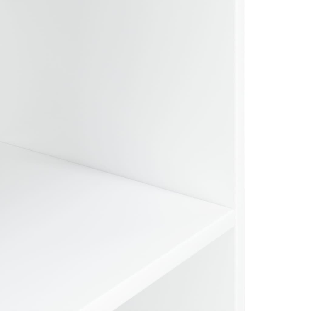 Stalak za akvarij Bijeli 75x36x72,5 cm Konstruirano drvo