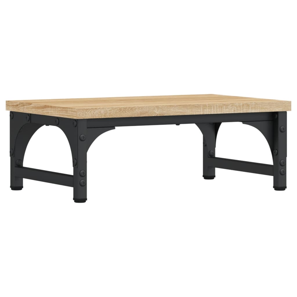 Stalak za monitor boja hrasta 37 x 23 x 14 cm konstruirano drvo