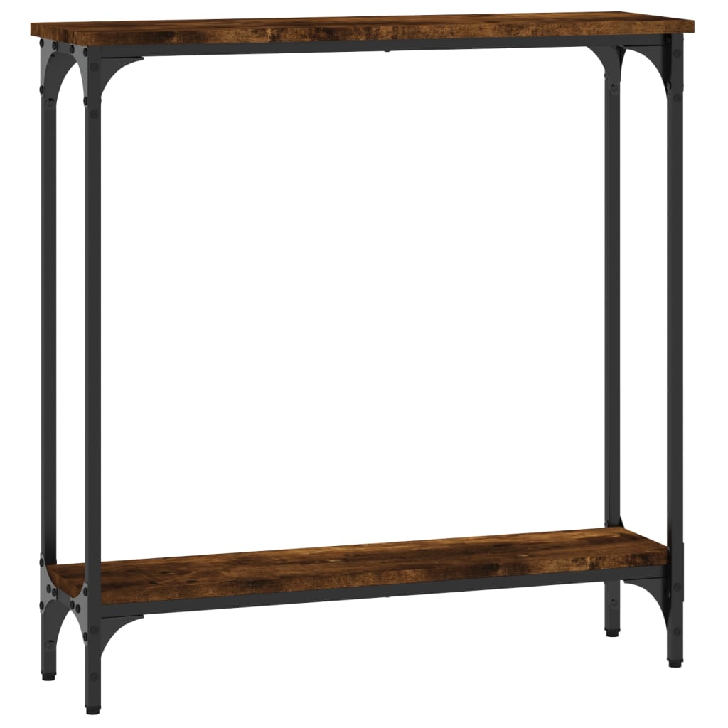 Konzolni stol boja hrasta 75 x 22,5 x 75 cm konstruirano drvo