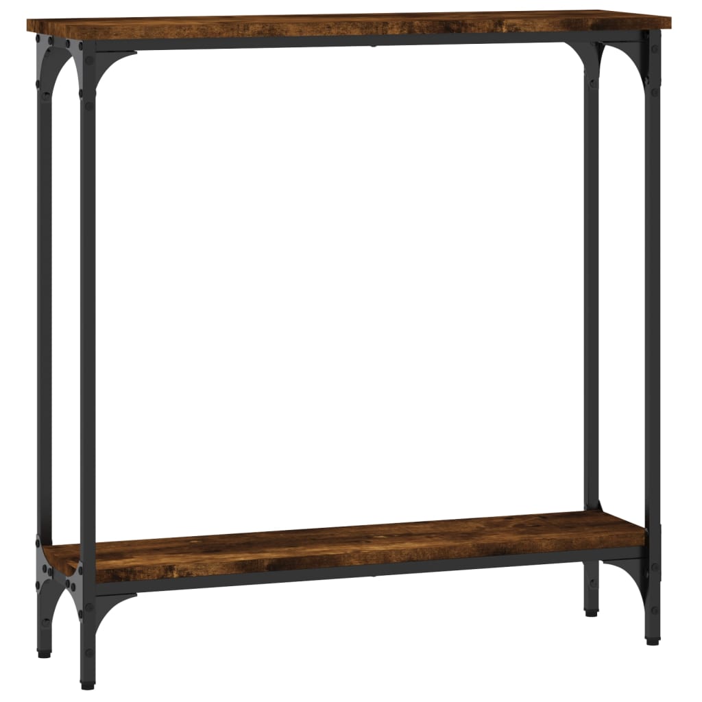 Konzolni stol boja hrasta 75 x 22,5 x 75 cm konstruirano drvo