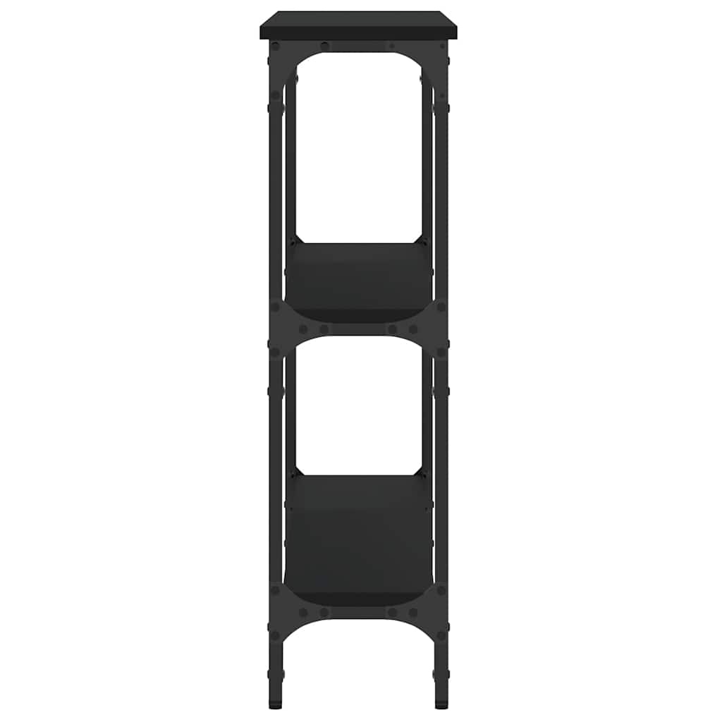 Konzolni stol crni 100 x 22,5 x 75 cm od konstruiranog drva