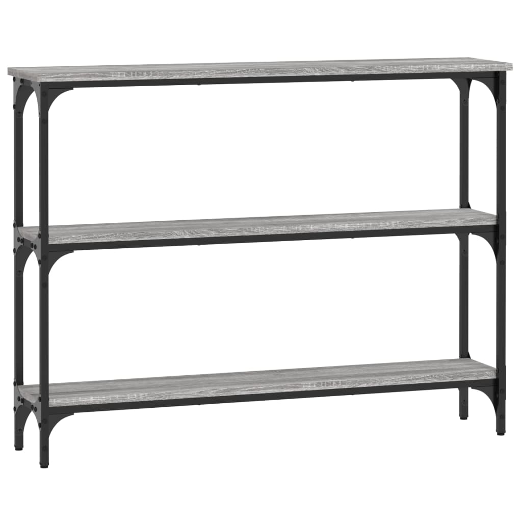 Konzolni stol boja hrasta 100 x 22,5 x 75 cm konstruirano drvo