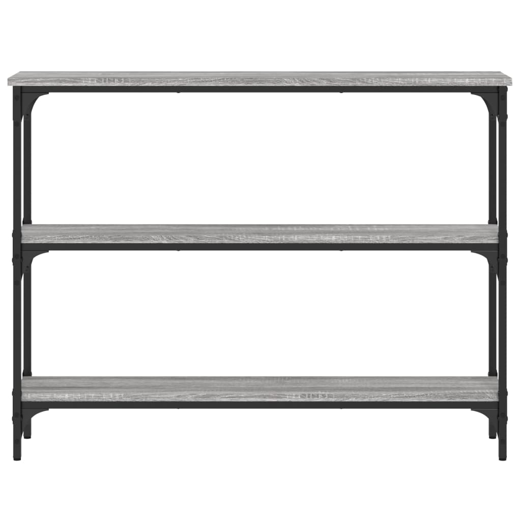 Konzolni stol boja hrasta 100 x 22,5 x 75 cm konstruirano drvo