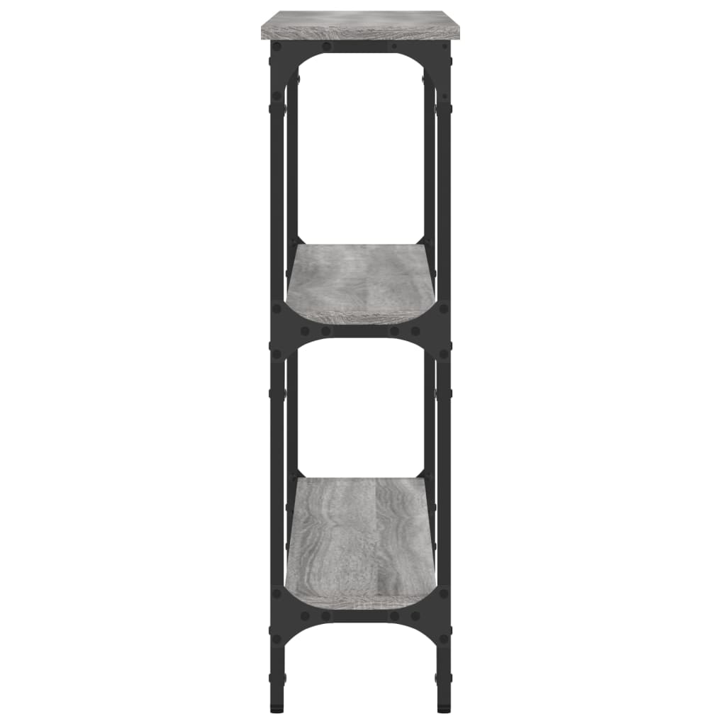 Konzolni stol boja hrasta 100 x 22,5 x 75 cm konstruirano drvo